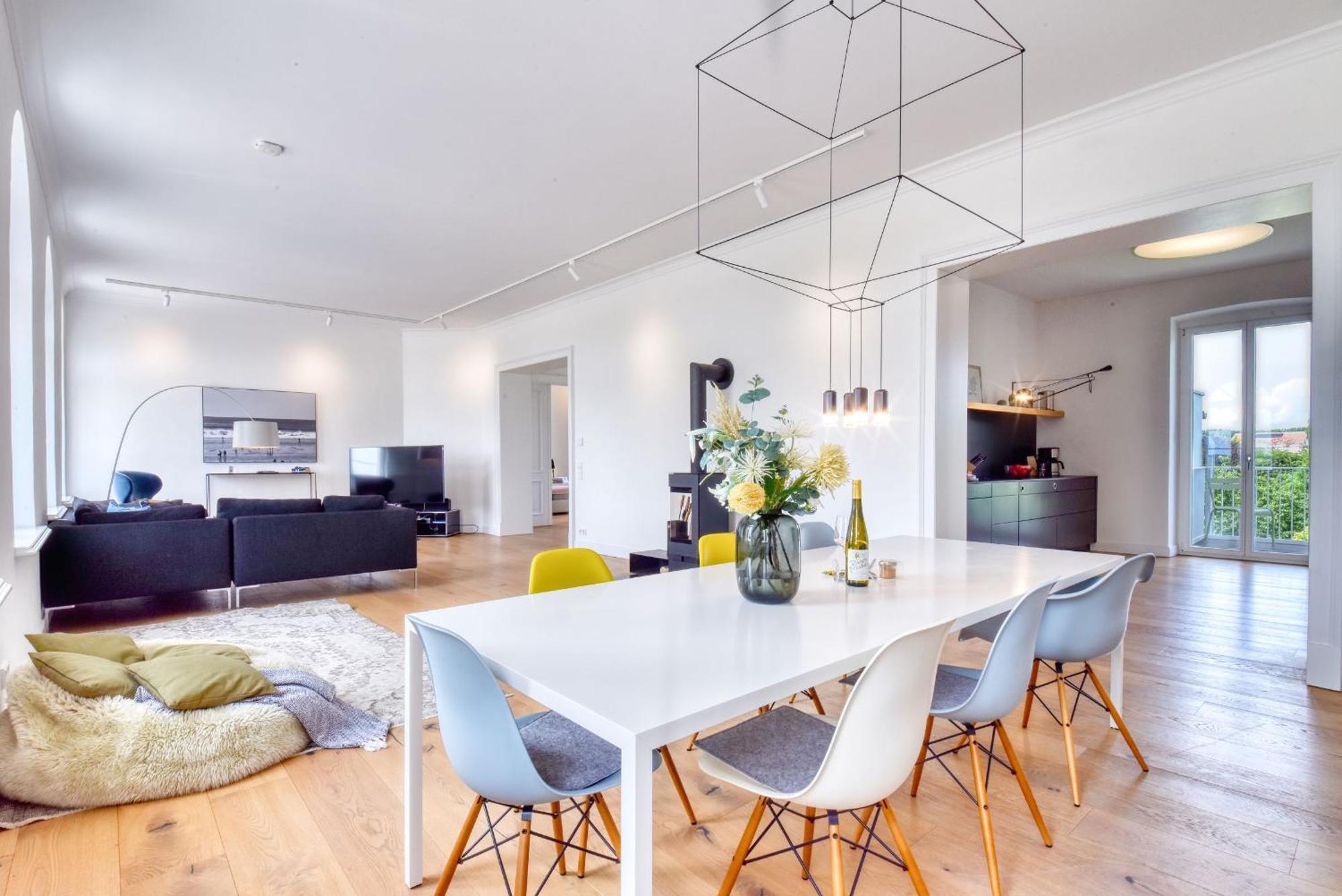 Ferienwohnung Fuerst Malte Loft I Design & Pool Putbus Exterior foto